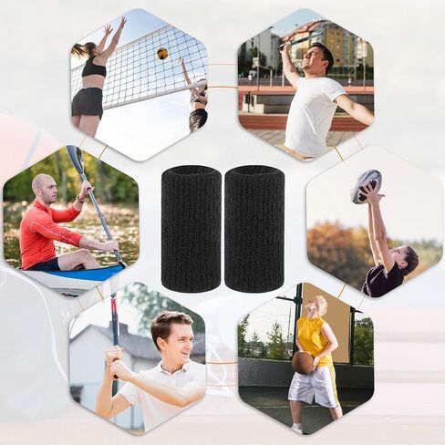 10pcs أكمام أصابع رياضية أسود ، حماة لأكمام الأصابع ، غلاف دعم الإصبع المرن ، أكمام إصبع الانضغاط ، دعم دعامة الإبهام لكرة السلة ، الجولف in Saudi Arabia