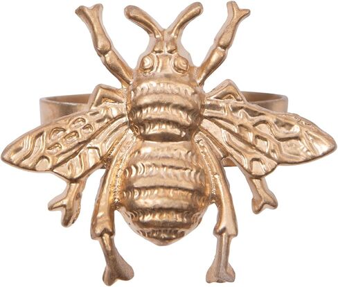 خواتم المنديل الذهبية المزخرفة في استوديو Jaye ، حامل منديل الأسد ، معدن منديل الأسد ، حلقات منديل الطاولة الحديثة لديكور الطاولة المنزلية ، عطلات الحيوانات والمنديل الزفاف ، إنهاء مينا 4 "× 2.75" (مجموعة من 4) in Kuwait