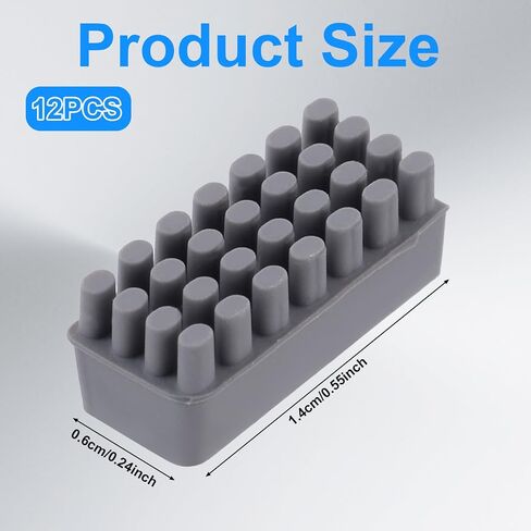 6pcs 3D Printer Silicone Nozzle Brush, Heat-Resistant Nozzle Cleaner Brush Compatible with Bambu Lab P1P/P1S/X1/X1C/X1E 3D Printers in Saudi Arabia