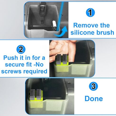 6pcs 3D Printer Silicone Nozzle Brush, Heat-Resistant Nozzle Cleaner Brush Compatible with Bambu Lab P1P/P1S/X1/X1C/X1E 3D Printers in Saudi Arabia