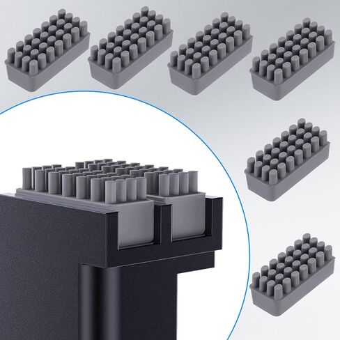 6pcs 3D Printer Silicone Nozzle Brush, Heat-Resistant Nozzle Cleaner Brush Compatible with Bambu Lab P1P/P1S/X1/X1C/X1E 3D Printers in Saudi Arabia
