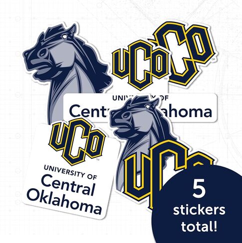 Desert Cactus University of Central Oklahoma Sticker UCO Bronchos sticker Vinyl Scals Laptop Botto Car Scrapbook T2 (Type 2) in Saudi Arabia