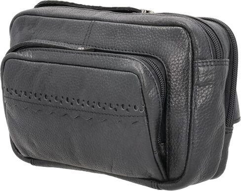 Laney Buffalo Leather Pack Pack Organizer by Lady Well with Stabling zippers (Cognac) in Saudi Arabia