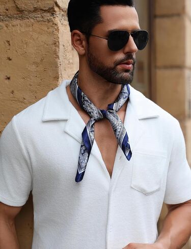 مجموعات قصيرة من Urru Mens 2 قطعة من Summer Beach Terry الأكمام القصيرة لأسفل القميص والسرات القصيرة in Kuwait