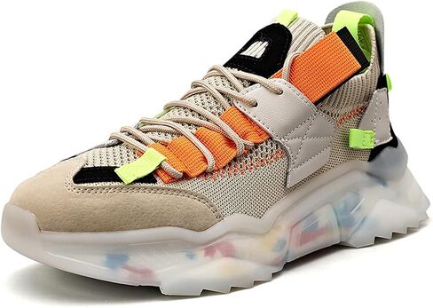 GSIGUL Mens Running Shoes Sports Athletic Fashion Sneakers Lightweight Tennis Walking Shoes Workout Shoes in Kuwait