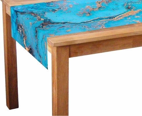 Leopard Print Table Runner 72 Inches Long Cheetah Print Animal Style Table Runner Dresser Scarves Rustic Burlap Table Decor for Kitchen Wedding Dining Room Farmhouse Indoor Outdoor Home Party in Kuwait