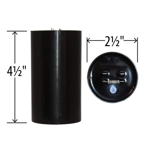 JustCapacitors 196 uf/MFD330 VAC Volts Round Start Capacitor 50/60 Hz # 24DS196B330TABR in Kuwait