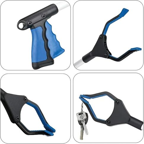 2025 أداة ترقية Grabber Reacher Tool ، 32 "قابلة للطي Grabber Pickup Tool مع 360 ° Jaw & Magnet و Trash Picker Upper Grabber و Lightweight Clofbers لكبار السن (الأزرق) in Kuwait