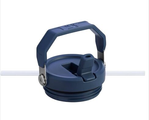 Stanley Varsity Iceflow Flip Straw 2.0 LID | زجاجة ماء 24 أوقية | قش مدمج | خفيفة الوزن وتسرب المقاومة | معزول الفولاذ المقاوم للصدأ | BPA خالية | كريم أرجواني in Kuwait
