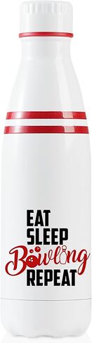 Onebttl Bowling Gifts: 17oz Stainless Steel Insulated Water Bottle - Eat Sleep Bowling Repeat in Kuwait