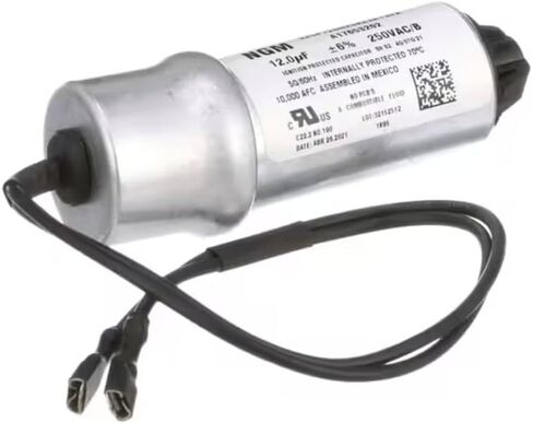 يناسب NGM 325P126H25K23A13EX / A17653202 - 12.0UF مكثف ، 250 فولت ، 50 /60 هرتز باستبدال HVAC in Saudi Arabia