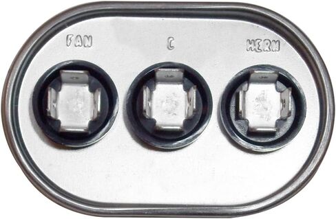 40 + 5 UF MFD X 440 VAC CAPACITOR DUAL OVAL استبدال GE GETEQ # C4405L / 97F9843 in Saudi Arabia
