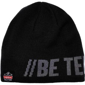 Ergodyne mens Tenacious Beanie Hat, Black, One Size US