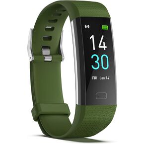 MASTER MASSAGE EQUIPMENT S5 Fitness Tracker Watch with IP68 Waterproof, Activity Tracker with Heart Rate, Sleep Monitor, Sedentary Reminder, Calorie Counter, and Notification Reminder Silver