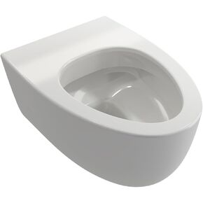 BOCCHI Milano Wall-hung Elongated Toilet Bowl in White