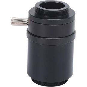 C Mount Lens Adapter, Alloy, 1X C Mount Lens Adapter Microscope Camera Adapter for Simul Focal Trinocular Stereo Microscope