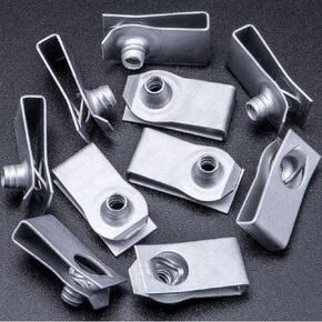 Rexka 10pcs M4.2 Bumper Fender Extruded U Nuts 5/32 Compatible with GM 11515638 Chevrolet Cruze Equinox Impala Malibu Silverado Traverse Cadillac ATS CT6 CTS SRX XT5 GMC Hummer Buick Pontiac Saturn