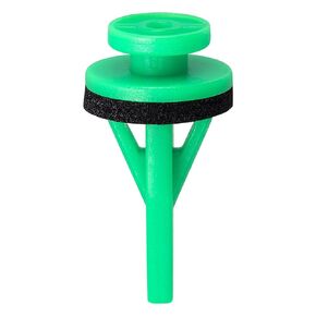 OAUTOO 15pcs Green Nylon Pillar Moulding Clip with Sealer for KD53-50-M38, BJS7-50-M38, Mazda 3,6,CX-3,CX-30,CX-5,CX-9,MX-30 EV