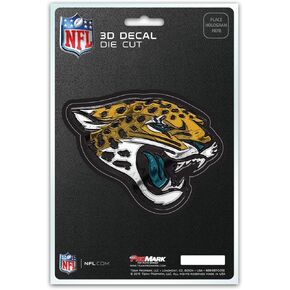 ملصق لاصق ثلاثي الأبعاد من FANMATS 62777 Jacksonville Jaguars، 5 بوصة × 6.25 بوصة in Saudi Arabia