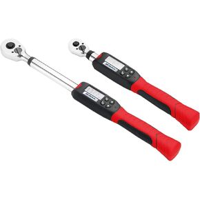 ACDelco ARM601-34 3/8" & ½" Heavy Duty Digital Torque Wrench Combo Kit with Buzzer and LED Flash Notification – ISO 6789 Standards with Certificate of Calibration