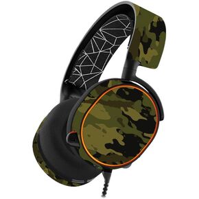 MightySkins Skin Compatible with SteelSeries Arctis 5 Gaming Headset - Green Camouflage | Protective, Durable, and Unique Vinyl wrap Cover | Easy to Apply, Remove, and Change Styles | Made in The USA