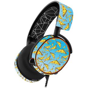 MightySkins Skin Compatible with SteelSeries Arctis 5 Gaming Headset - Raining Pizza | Protective, Durable, and Unique Vinyl wrap Cover | Easy to Apply, Remove, and Change Styles | Made in The USA