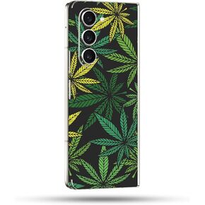 MightySkins Skin Compatible with Samsung Galaxy Z Fold 5 Full Wrap - Cannabis Culture | Protective, Durable, and Unique Vinyl Decal wrap Cover | Easy to Apply & Change Styles | Made in The USA
