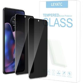 قطعتان من واقي شاشة الخصوصية لهاتف Motorola Moto Edge 2022، طبقة من الزجاج المقوى للخصوصية [صلابة 9H] [خالية من الفقاعات] [مقاومة للكسر] [مضادة لبصمات الأصابع] [سهلة التركيب] واقي شاشة زجاجي متوافق مع Motorola Moto Edge 2022 in Kuwait