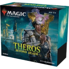 Magic The Gathering Theros Beyond Death Bundle | 10 Booster Packs (150 Cards) | Foil Lands | Accessories