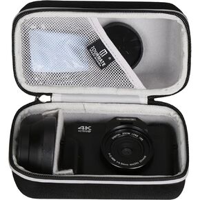 Hard Case for Acoletty 4K Digital Vlogging Camera, Travel Carrying Vlogging Protective Storage Shell