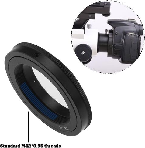 قطعة واحدة من خيوط T2-AI M42 المتوافقة مع كاميرات Nikon F Mount والتلسكوبات، حلقة محول عدسة احترافية متينة لـ D850 D750 D500 D780 D7500 D5600 D3500 D5 إلخ in Saudi Arabia