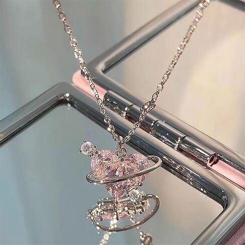 Pendant Necklace, Ladies Pendant Ladies Necklace Suitable for women, girls, fashion jewellery in Saudi Arabia