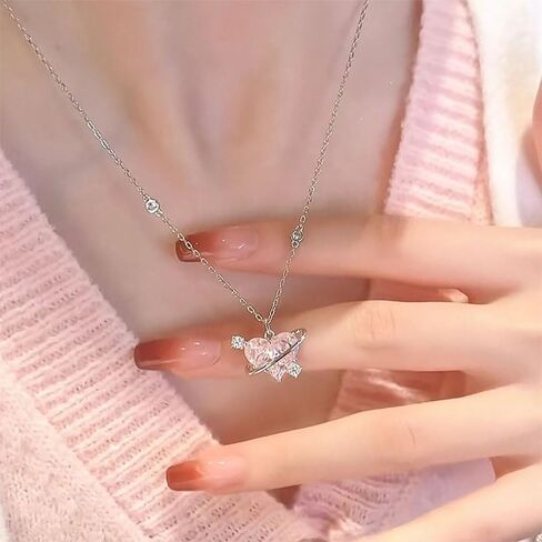 Pendant Necklace, Ladies Pendant Ladies Necklace Suitable for women, girls, fashion jewellery in Saudi Arabia