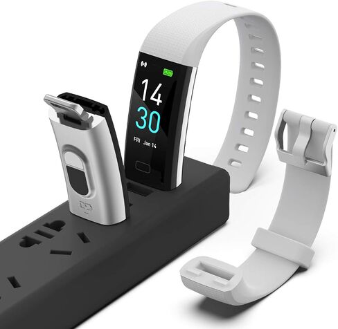 ساعة MASTER MASSAGE EQUIPMENT S5 لتتبع اللياقة البدنية مع IP68 مقاومة للماء، ومتتبع النشاط مع معدل ضربات القلب، ومراقبة النوم، وتذكير الجلوس، وعداد السعرات الحرارية، وتذكير الإشعارات، فضي in Saudi Arabia