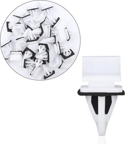 50PCS Car Door Panel Clips,Nylon Rocker Panels Automotive Clips Compatible with Honda Accord,Civic,Acura Legend,MDX,Car Retainer Clips Replacement OEM#91513-SM4-000 in Saudi Arabia