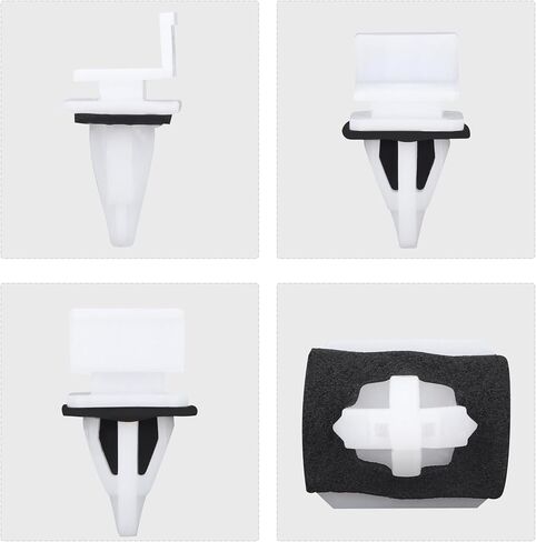 50PCS Car Door Panel Clips,Nylon Rocker Panels Automotive Clips Compatible with Honda Accord,Civic,Acura Legend,MDX,Car Retainer Clips Replacement OEM#91513-SM4-000 in Saudi Arabia