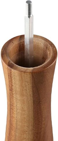 8.5 Inch Acacia Wooden Salt and Pepper Grinder with Adjustable Ceramic Grinding Mechanism - Refillable Salt and Pepper Mills in Kuwait