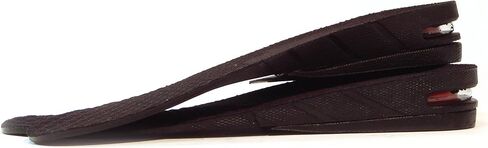 SINY® 2-Layer Shoe Insoles Full Length Height Increase Air up Cushion for Men Black Lift Kit 3cm 1.2" in Saudi Arabia