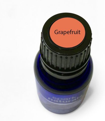 Grapefruit Essential Oil 15ml Spark Naturals - 100% Pure Therapeutic Grade, Kid Safe, Cold Pressed- Highest Organic Quality, Aromatherapy, Natural Product- Diffuser & Humidifier Friendly in Saudi Arabia