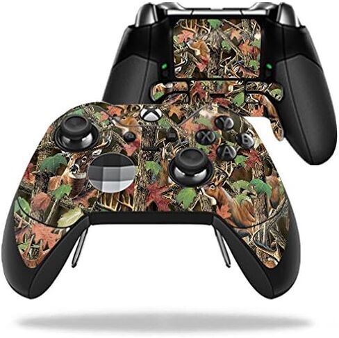 MightySkins Skin Compatible with Microsoft Xbox One Elite Controller - Deer Pattern | Protective, Durable, and Unique Vinyl wrap Cover | Easy to Apply, Remove, and Change Styles | Made in The USA in Saudi Arabia