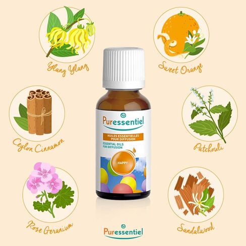 زيت منتشر أساسي - رحلة في صقلية من Puressentiel للجنسين - زيت 1.01 أونصة in Saudi Arabia
