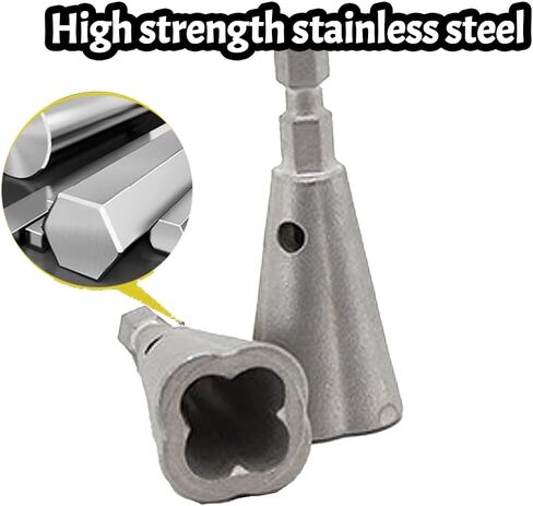 Wire Twister Tool for Drill, 2 Pcs Alloy Steel Hex Shank Cable Wire Twisting for Electrical Power Drill Drivers Tools in Kuwait