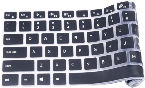 غطاء لوحة مفاتيح سيليكون رفيع للغاية متوافق مع 2021 2022 Dell Precision 7000 7550 7560 15.6 بوصة وDell Precision 7750 7760 17.3 بوصة (نعناعي) in Saudi Arabia