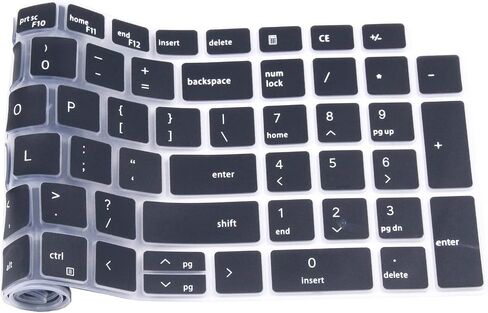 غطاء لوحة مفاتيح سيليكون رفيع للغاية متوافق مع 2021 2022 Dell Precision 7000 7550 7560 15.6 بوصة وDell Precision 7750 7760 17.3 بوصة (نعناعي) in Saudi Arabia
