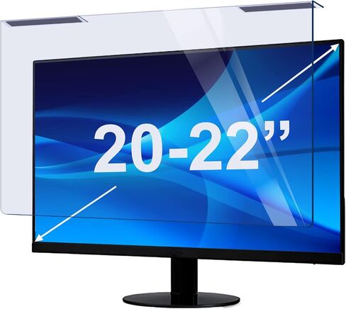 Universal Screen Protector Panel for imac21.5, 20, 21.5, 22 inch PC Monitor, Scratch-Resistant Blue Light Blocking And Anti-UV Eye Protection Filter Film Hanging Type in Saudi Arabia