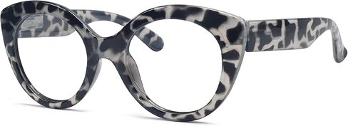 Eyekepper نظارات قراءة دائرية للنساء بإطار كبير - أسود +2.25 in Kuwait