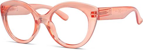 Eyekepper نظارات قراءة دائرية للنساء بإطار كبير - أسود +2.25 in Kuwait