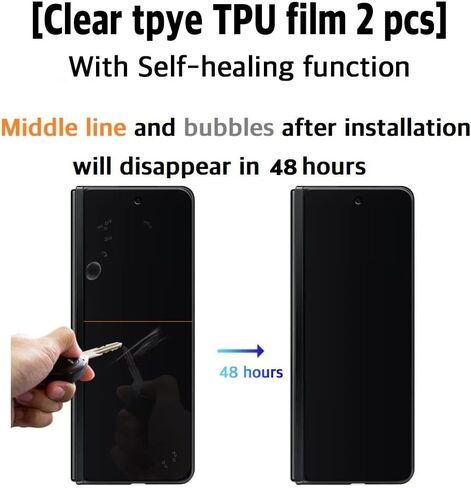[2SET 6PCS] (2 طبقة TPU ذاتية المعالجة (شفافة) + 2 طبقة TPU مضادة للوهج (غير لامعة) + 2 واقي عدسة) متوافق مع Samsung Galaxy S23 Ultra 5G 2023 واقي شاشة طبقة TPU سهل التركيب مقاوم للخدش [مناسب تمامًا ثلاثي الأبعاد شاشة الحافة] لهاتف Galaxy S23Ultr in Kuwait