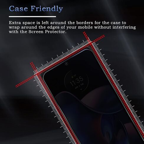 قطعتان من واقي شاشة الخصوصية لهاتف Motorola Moto Edge 2022، طبقة من الزجاج المقوى للخصوصية [صلابة 9H] [خالية من الفقاعات] [مقاومة للكسر] [مضادة لبصمات الأصابع] [سهلة التركيب] واقي شاشة زجاجي متوافق مع Motorola Moto Edge 2022 in Kuwait