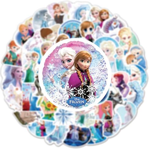 100 قطعة من ملصقات الأميرة المجمدة، ملصق الأميرة الكرتونية اللطيفة للفتيات، ملصق فينيل مقاوم للماء لأميرة ديزني للأطفال في سن المراهقة، زجاجة مياه، كمبيوتر محمول، أمتعة، هاتف، لوح تزلج، خوذة in Kuwait